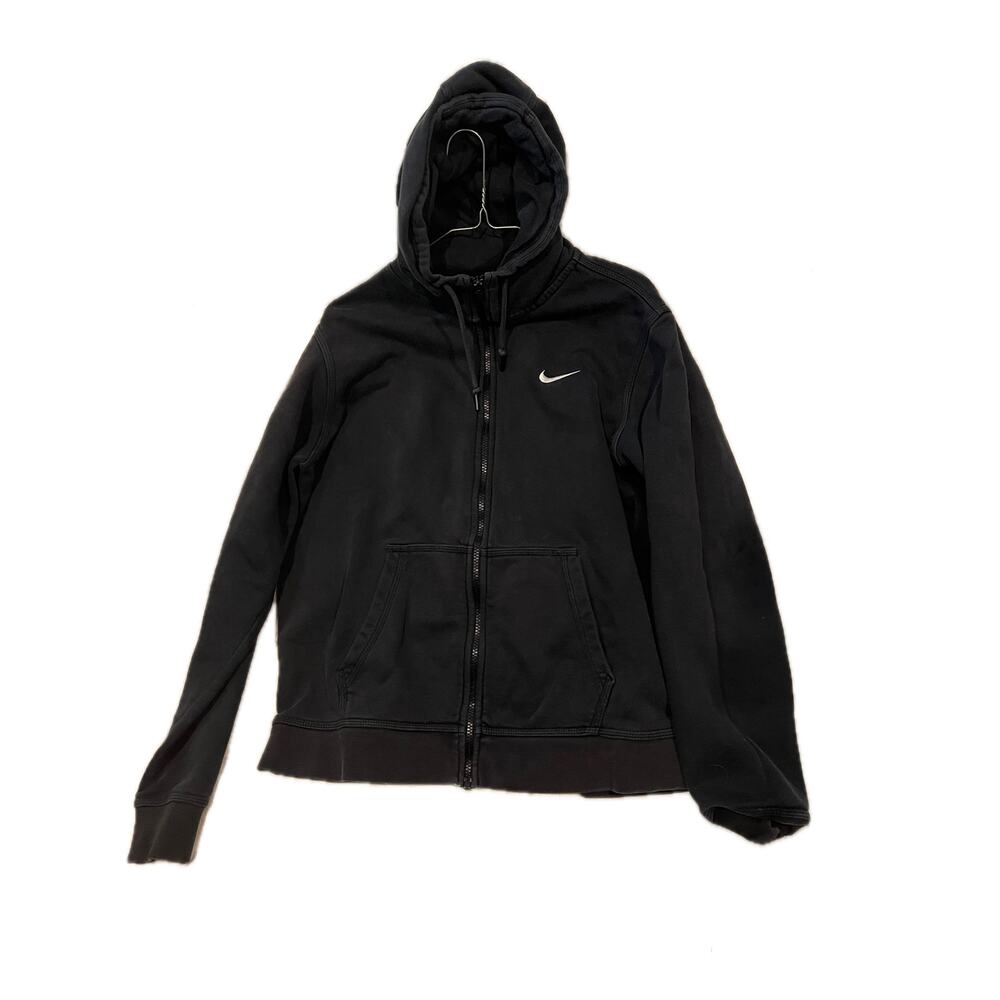 Nike Black Full Zip Up Hoodie Mens Large